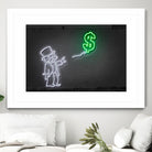 Dollar Balloon by Octavian Mihai Mielu on GIANT ART - green 3d art