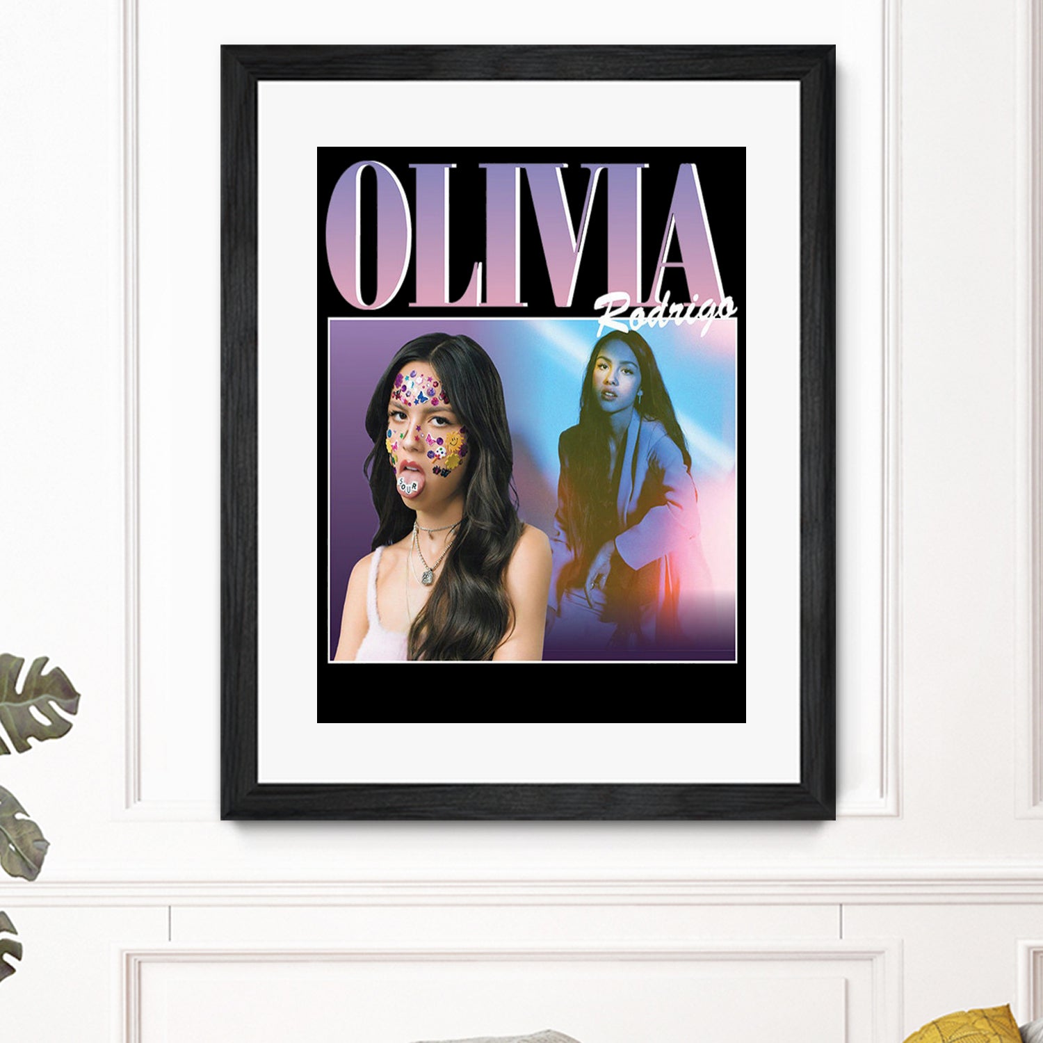 Olivia Rodrigo 90s Vintage by Nguyet Nguyen Thi Bich on GIANT ART - black digital painting