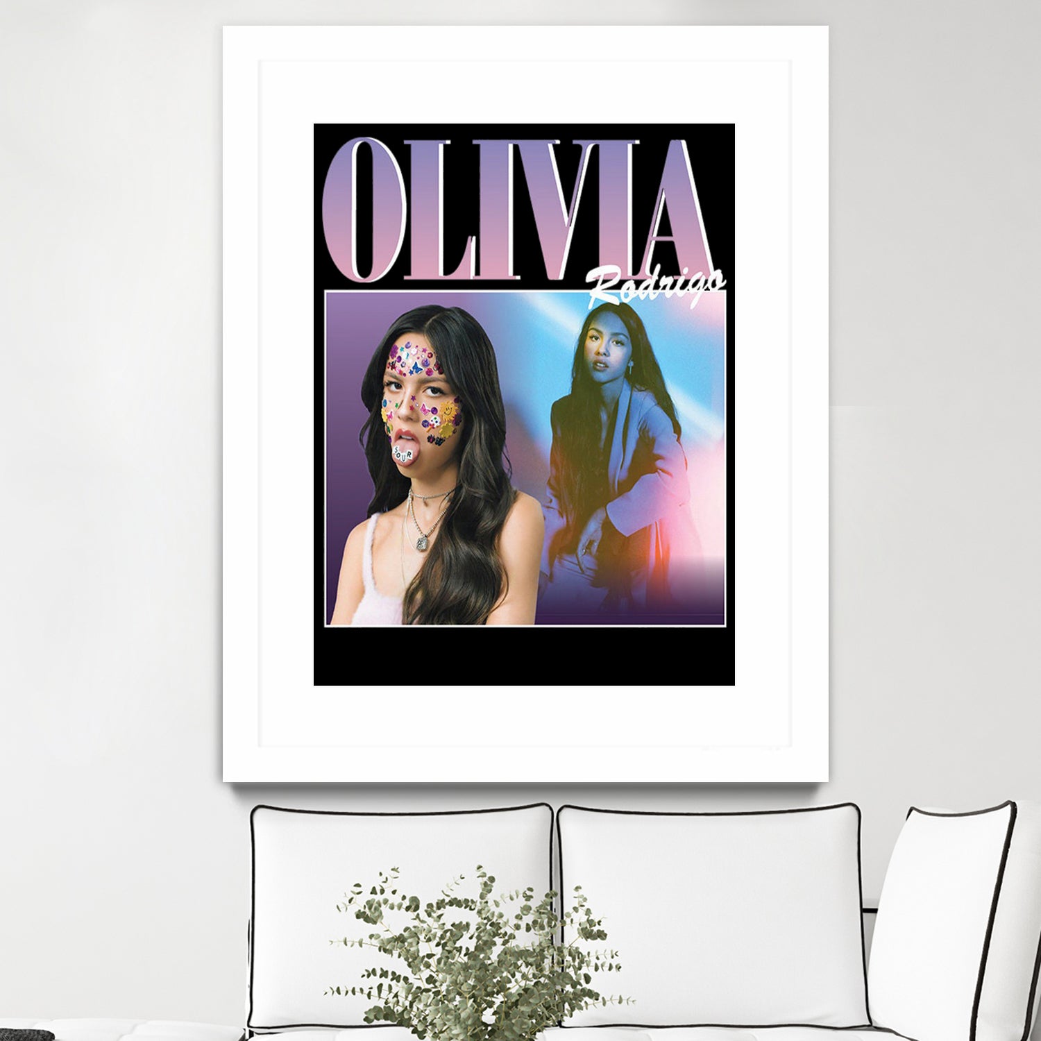 Olivia Rodrigo 90s Vintage by Nguyet Nguyen Thi Bich on GIANT ART - black digital painting