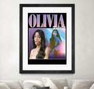 Olivia Rodrigo 90s Vintage by Nguyet Nguyen Thi Bich on GIANT ART - black digital painting