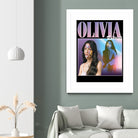 Olivia Rodrigo 90s Vintage by Nguyet Nguyen Thi Bich on GIANT ART - black digital painting