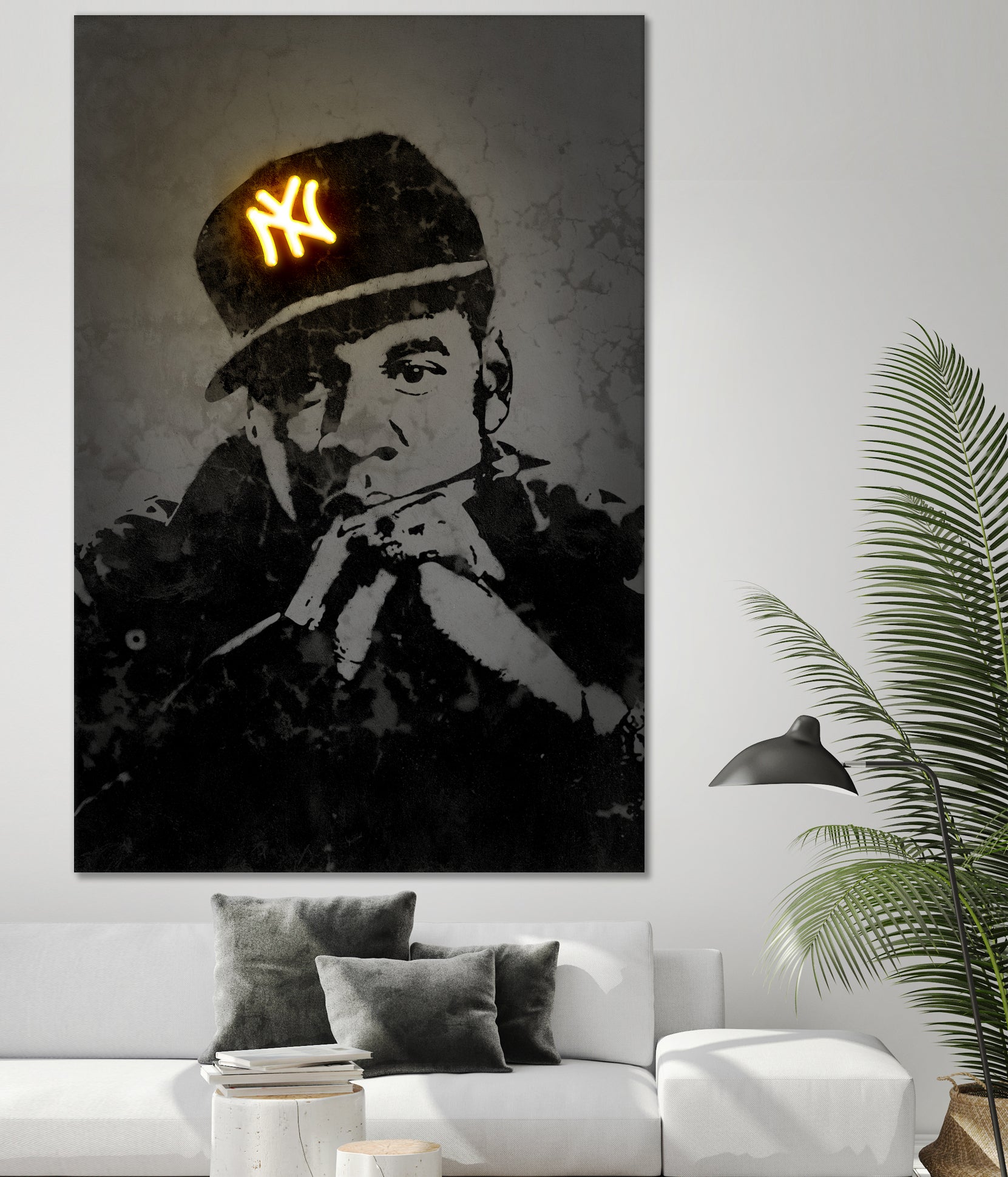 Jay Z by Octavian Mihai Mielu on GIANT ART - gray digital painting