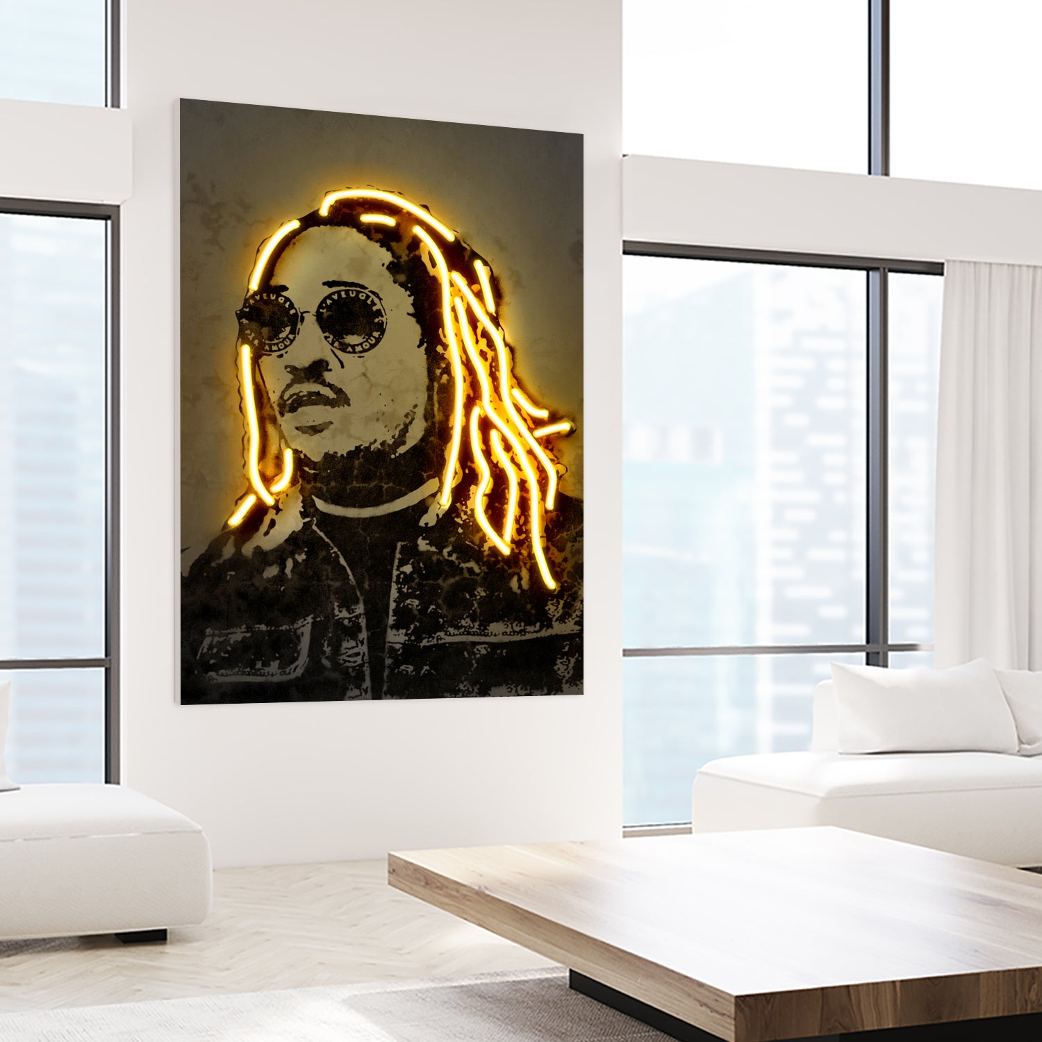 Future by Octavian Mihai Mielu on GIANT ART - yellow digital drawing