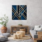 Art Deco Midnight by Elisabeth Fredriksson on GIANT ART - blue digital painting