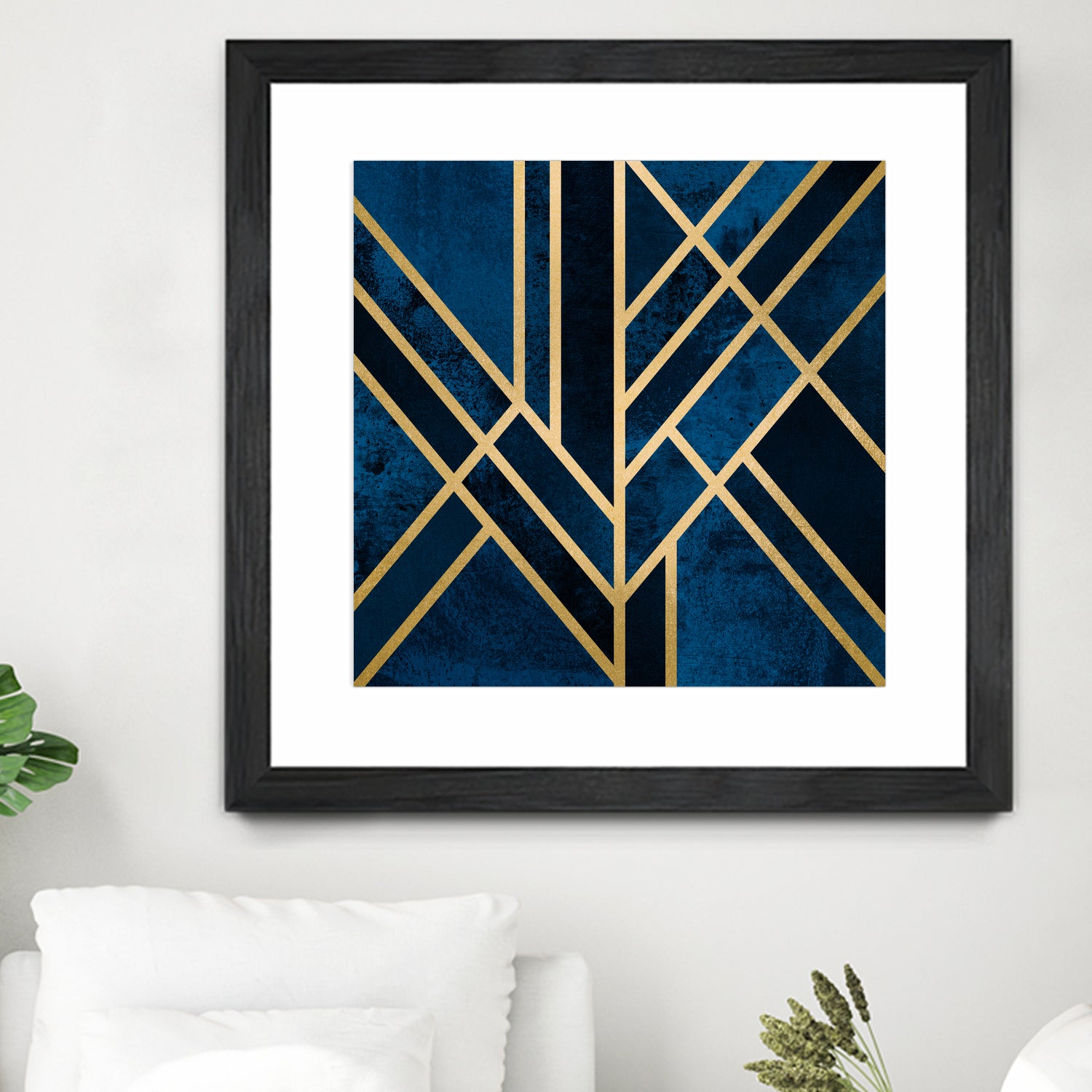 Art Deco Midnight by Elisabeth Fredriksson on GIANT ART - blue digital painting