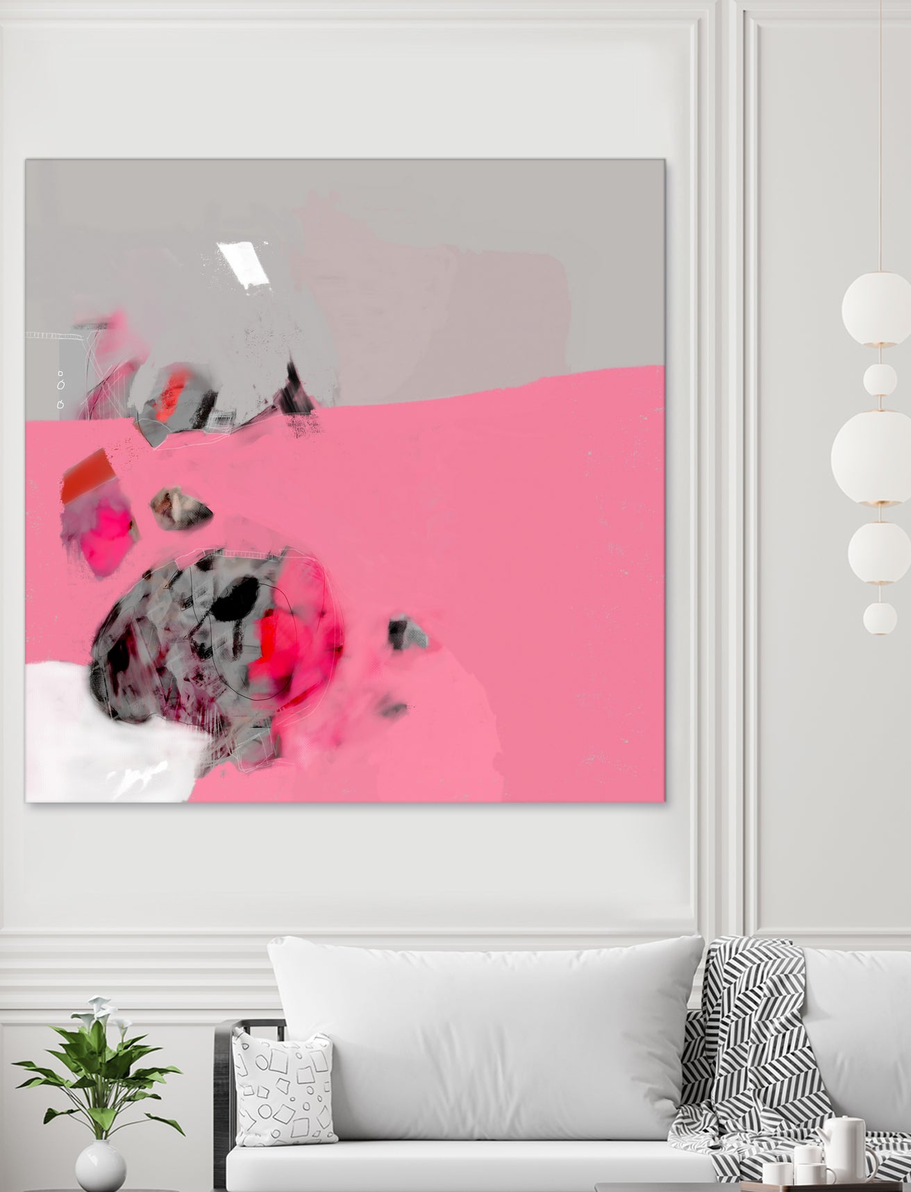 Volonté, by Octal Pixel on GIANT ART - pink digital painting