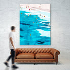 Beach Please by Uma Gokhale on GIANT ART - blue digital painting