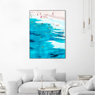 Beach Please by Uma Gokhale on GIANT ART - blue digital painting