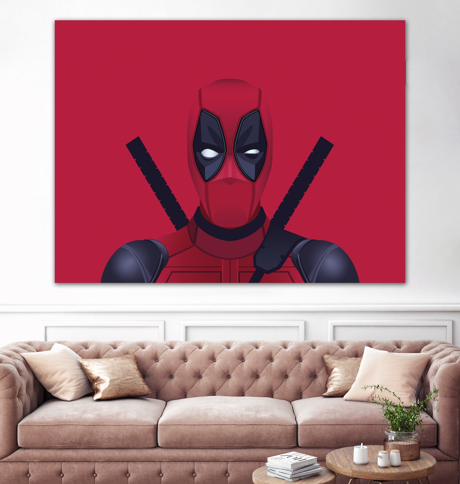 Deadpool by B.B. Wolfe on GIANT ART - red digital drawing