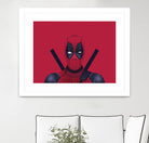 Deadpool by B.B. Wolfe on GIANT ART - red digital drawing