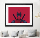 Deadpool by B.B. Wolfe on GIANT ART - red digital drawing