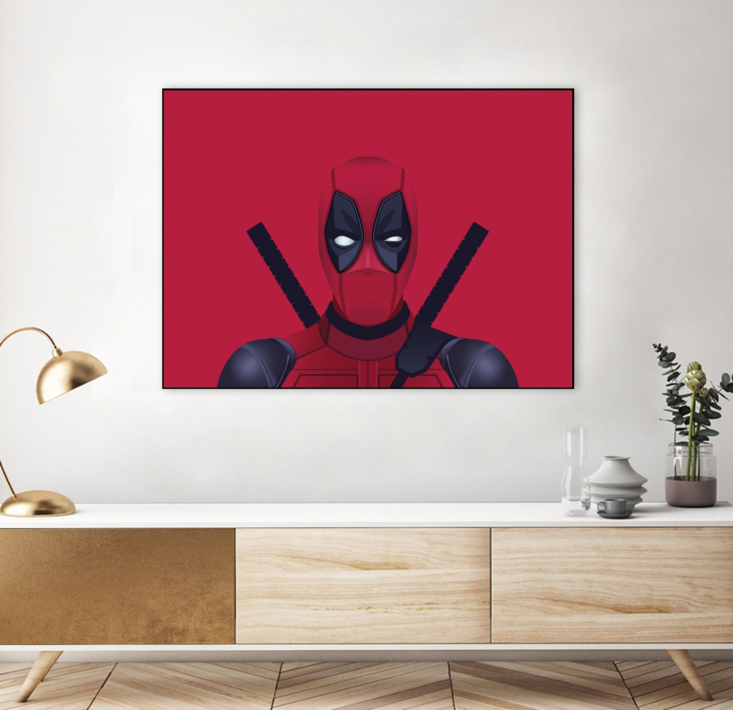 Deadpool by B.B. Wolfe on GIANT ART - red digital drawing