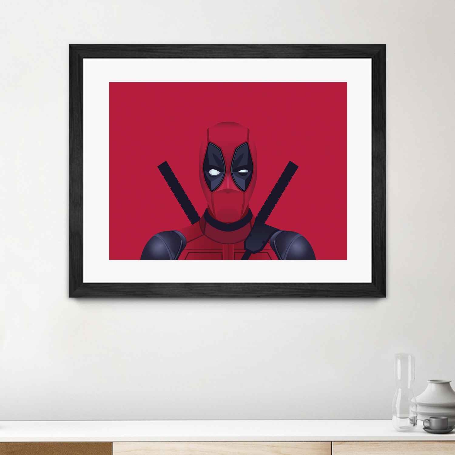 Deadpool by B.B. Wolfe on GIANT ART - red digital drawing