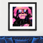 Inspired by Warhol Portrait by Stephen Chambers on GIANT ART - pink digital painting