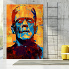 Frankenstein by Stephen Chambers on GIANT ART - yellow digital painting