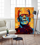 Frankenstein by Stephen Chambers on GIANT ART - yellow digital painting