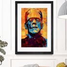 Frankenstein by Stephen Chambers on GIANT ART - yellow digital painting