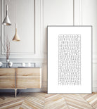 La foule by Pierre Mahieu on GIANT ART - white digital drawing