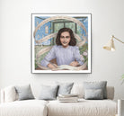 Anne Frank by Asya Mitskevich on GIANT ART - pink digital painting