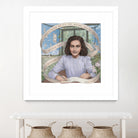 Anne Frank by Asya Mitskevich on GIANT ART - pink digital painting