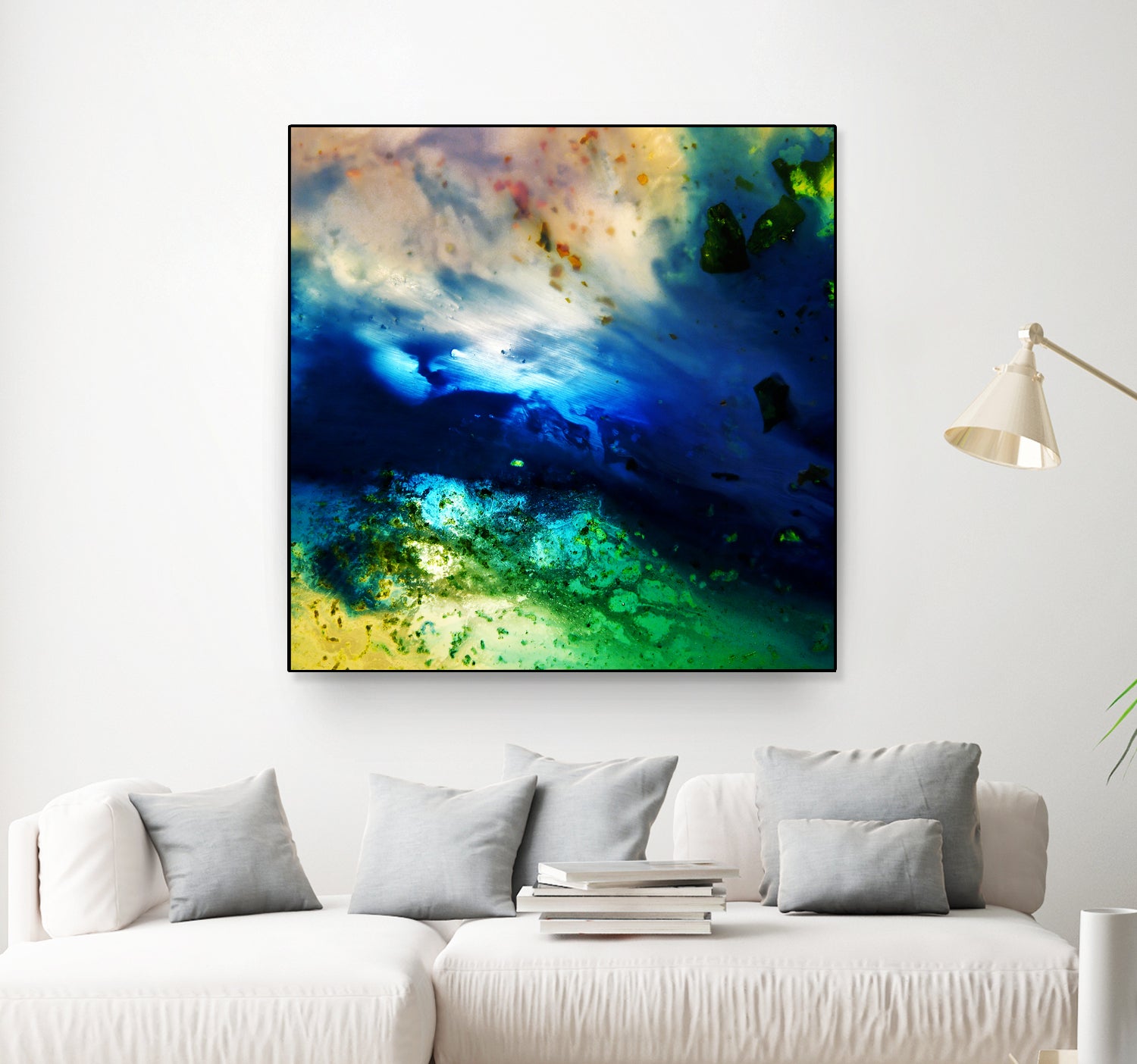 Under the sea by Pierre Mahieu on GIANT ART - blue digital painting