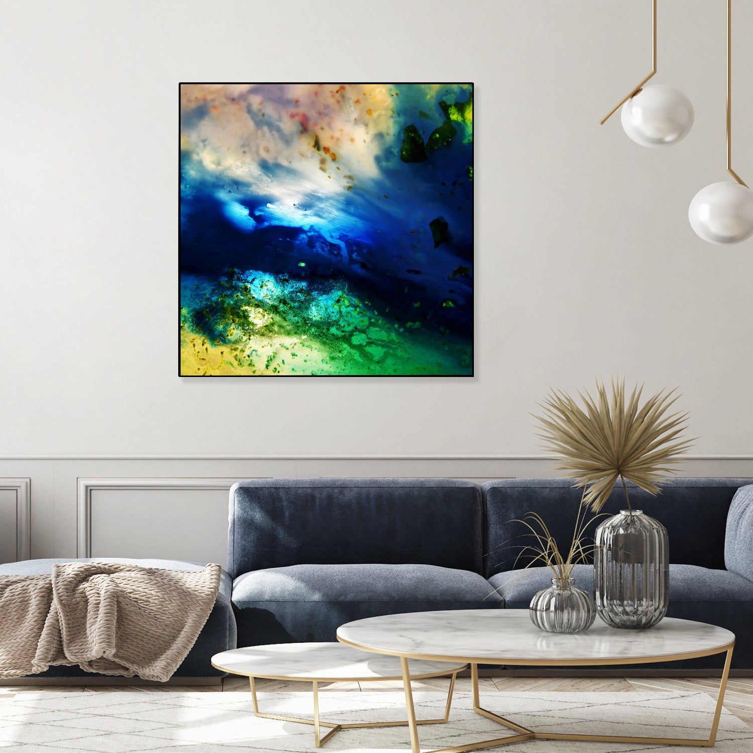 Under the sea by Pierre Mahieu on GIANT ART - blue digital painting