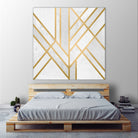 Art Deco Geometry by Elisabeth Fredriksson on GIANT ART - white digital painting