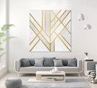 Art Deco Geometry by Elisabeth Fredriksson on GIANT ART - white digital painting