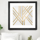 Art Deco Geometry by Elisabeth Fredriksson on GIANT ART - white digital painting