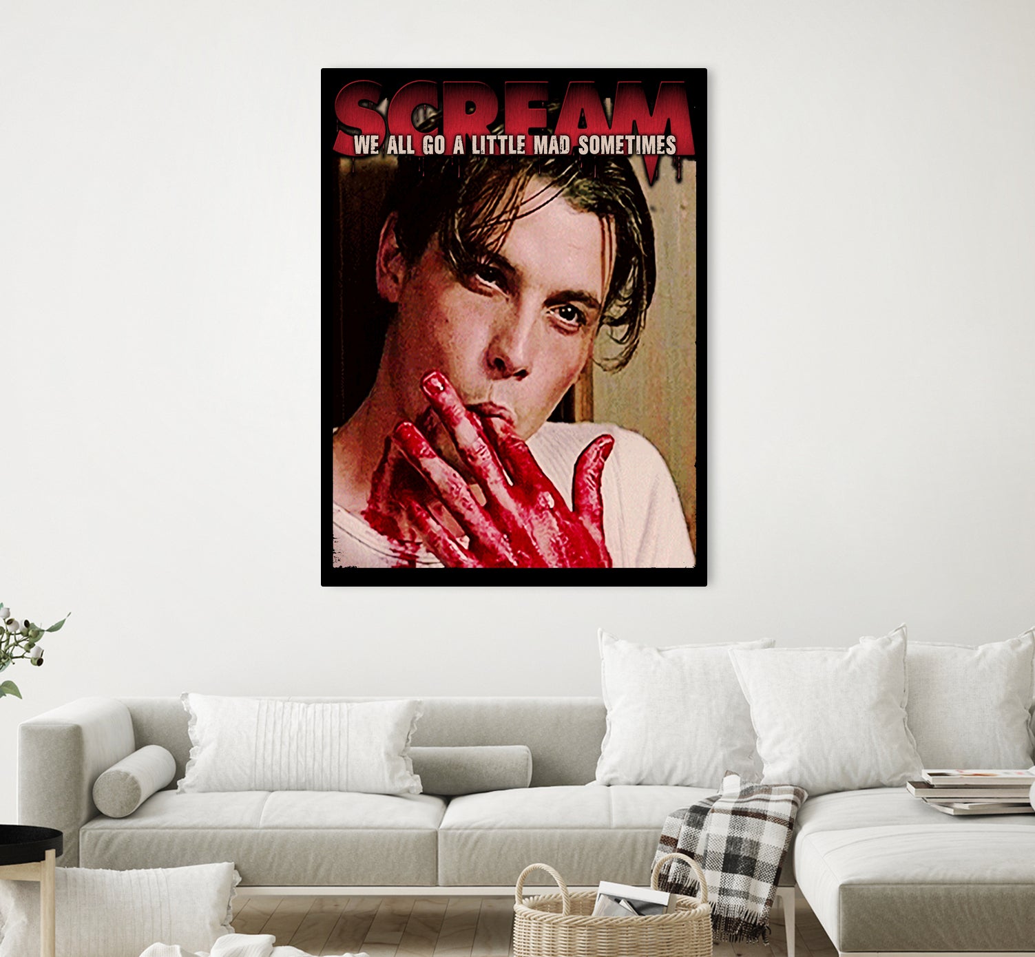 Billy Loomis Scream Horror Movie 1996 by Nguyet Nguyen Thi Bich on GIANT ART - red character design