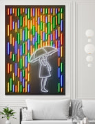 Rain by Octavian Mihai Mielu on GIANT ART - orange 3d art