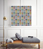 140 Rainbow Tapes by Emeline Tate-Robertson on GIANT ART - blue digital painting