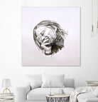 Thom Yorke by Raquel García Maciá on GIANT ART - white mixed media