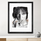 Milla Jovovich by Michele Amadesi on GIANT ART - black mixed media