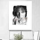 Milla Jovovich by Michele Amadesi on GIANT ART - black mixed media