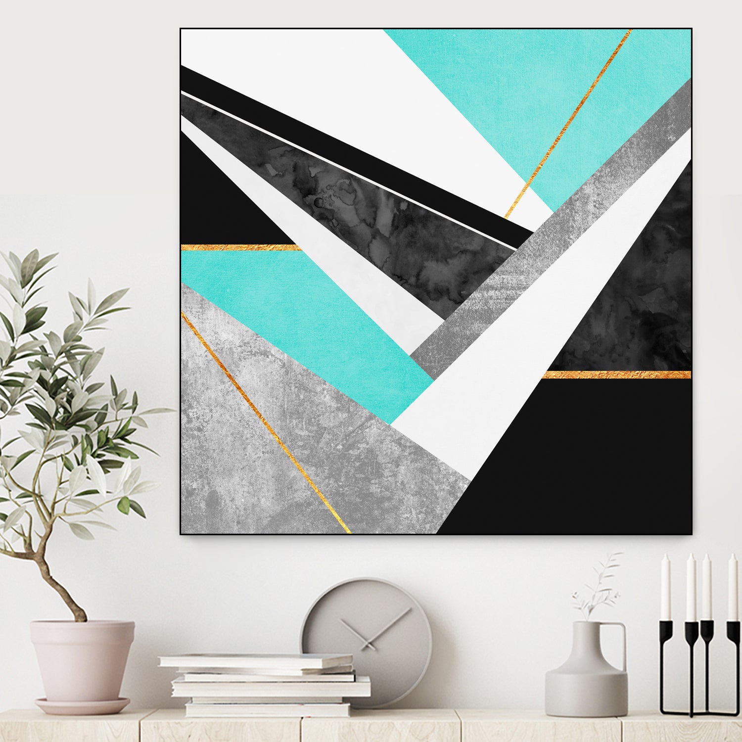 Lines & Layers 2 by Elisabeth Fredriksson on GIANT ART - black digital drawing