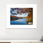 Lake Killarney in Autumn Beauty by Susan Kline on GIANT ART - blue photo illustration