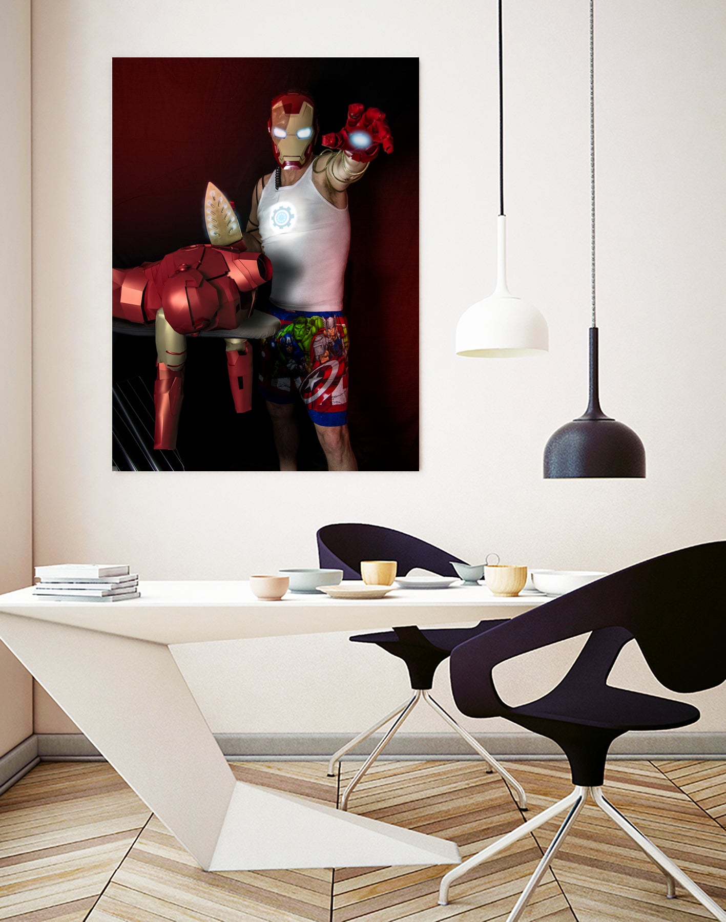 Iron Man by Randy Turnbow on GIANT ART - red photo manipulation