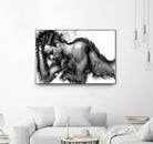 Male Pose 1416 by Rafael Salazar on GIANT ART - black digital painting