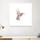 hummingbird by mohammad isman on GIANT ART - white digital painting