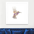 hummingbird by mohammad isman on GIANT ART - white digital painting