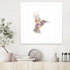 hummingbird by mohammad isman on GIANT ART - white digital painting