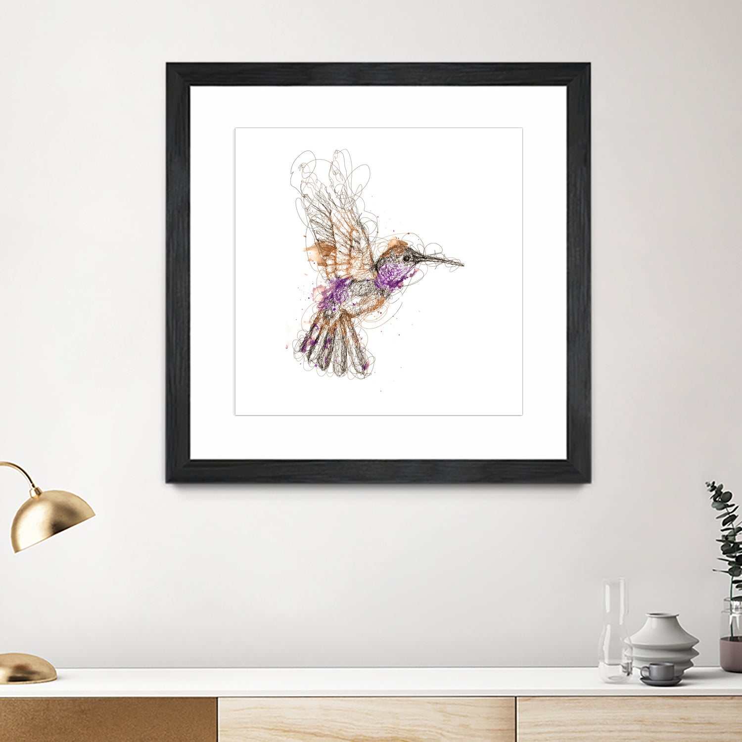 hummingbird by mohammad isman on GIANT ART - white digital painting