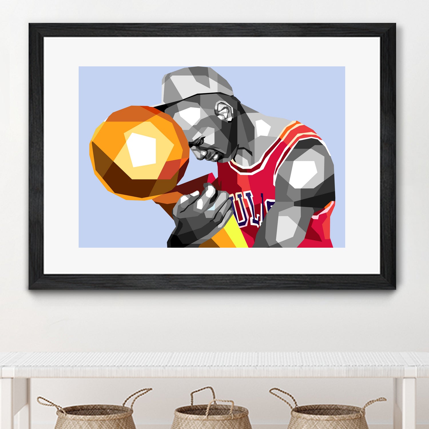 Legends Basketball Pop Art by Shichiro Ken on GIANT ART - gray character design