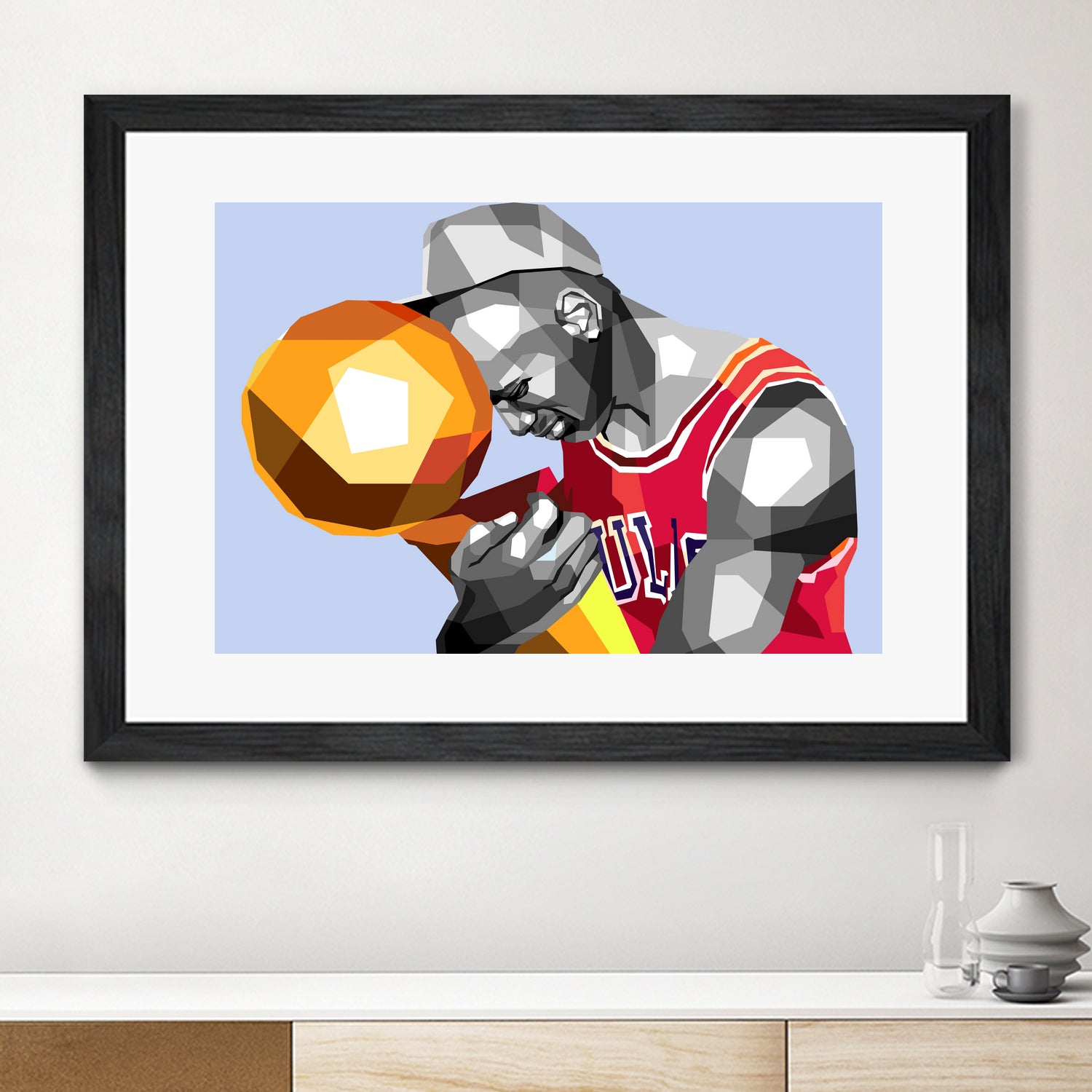 Legends Basketball Pop Art by Shichiro Ken on GIANT ART - gray character design