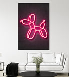 Balloon dog by Octavian Mihai Mielu on GIANT ART - pink 3d art