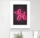 Balloon dog by Octavian Mihai Mielu on GIANT ART - pink 3d art