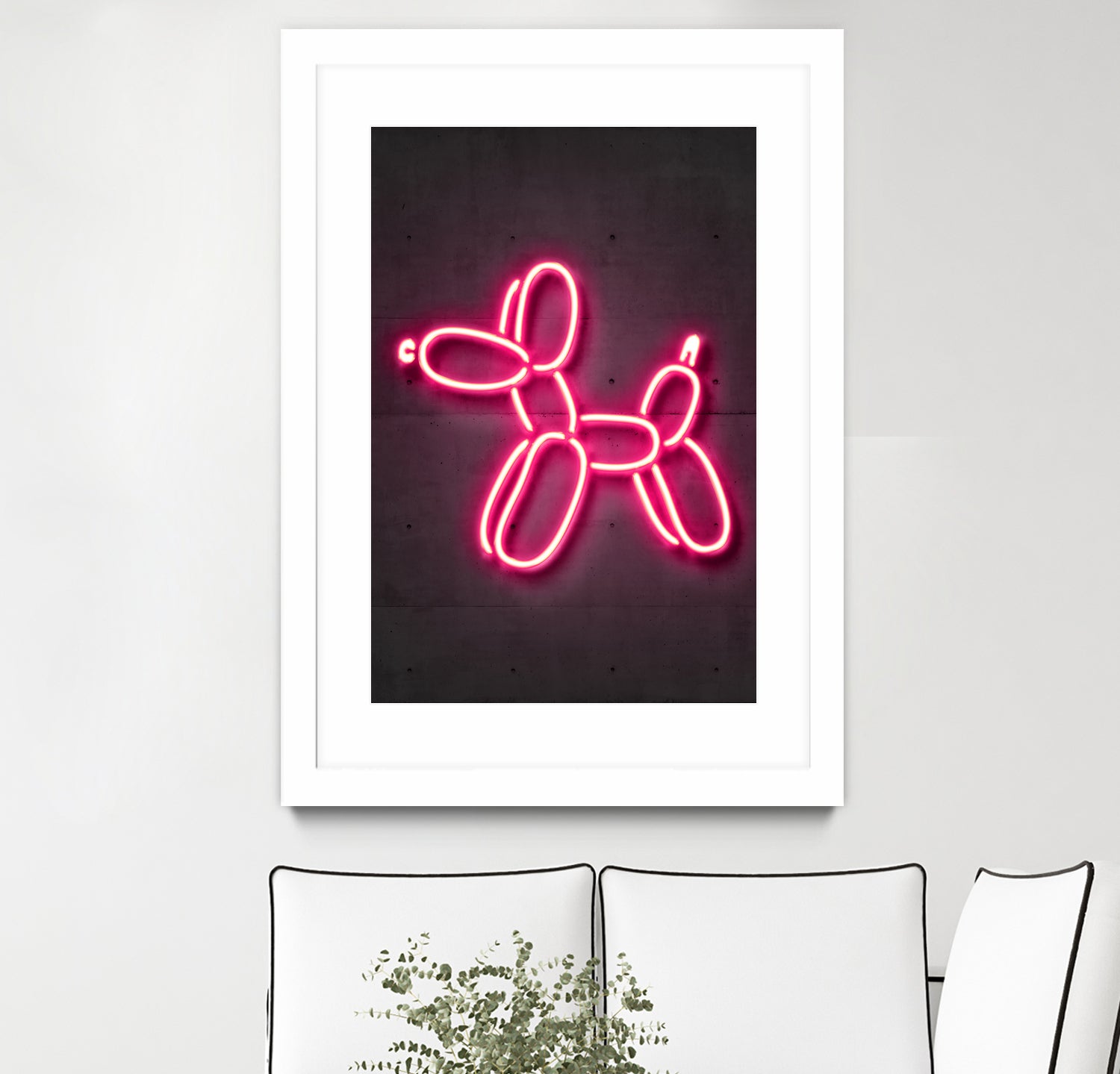 Balloon dog by Octavian Mihai Mielu on GIANT ART - pink 3d art