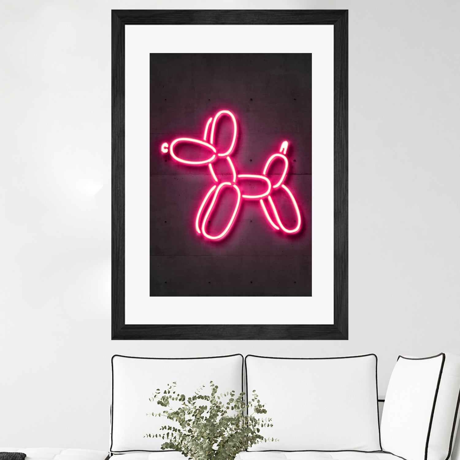 Balloon dog by Octavian Mihai Mielu on GIANT ART - pink 3d art