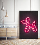 Balloon dog by Octavian Mihai Mielu on GIANT ART - pink 3d art